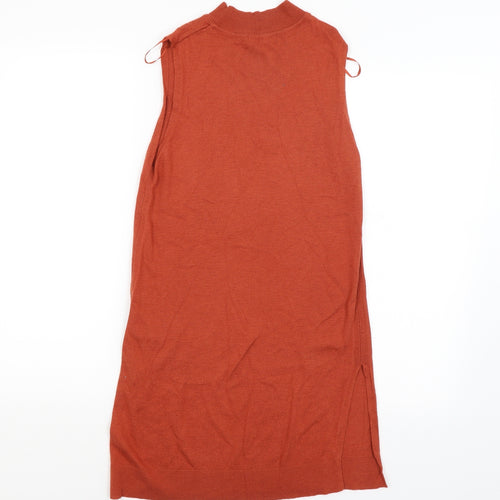 Peacocks Womens Brown   Jumper Dress  Size 10