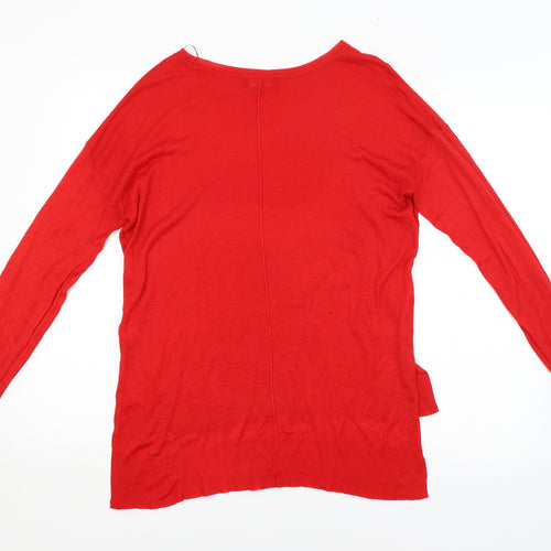 New Look Womens Red   Pullover Jumper Size 10