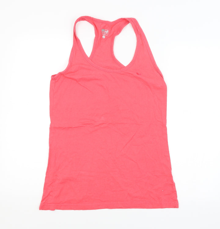 Pure Simple Womens Pink Basic Tank Size 10