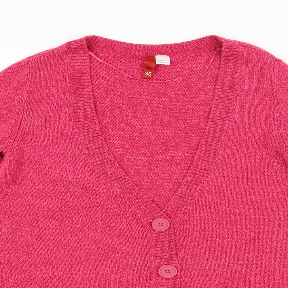 H&M Womens Pink   Cardigan Jumper Size 8