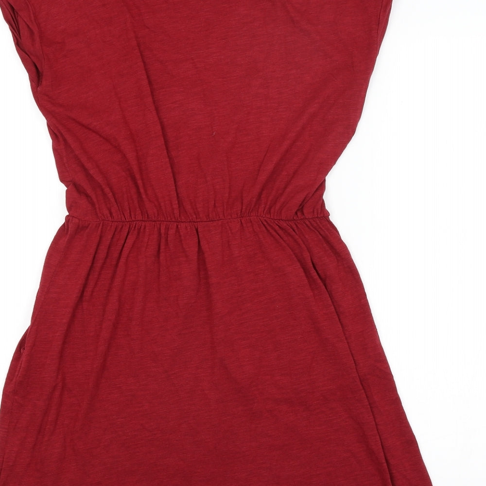 H&M Womens Red   T-Shirt Dress  Size S