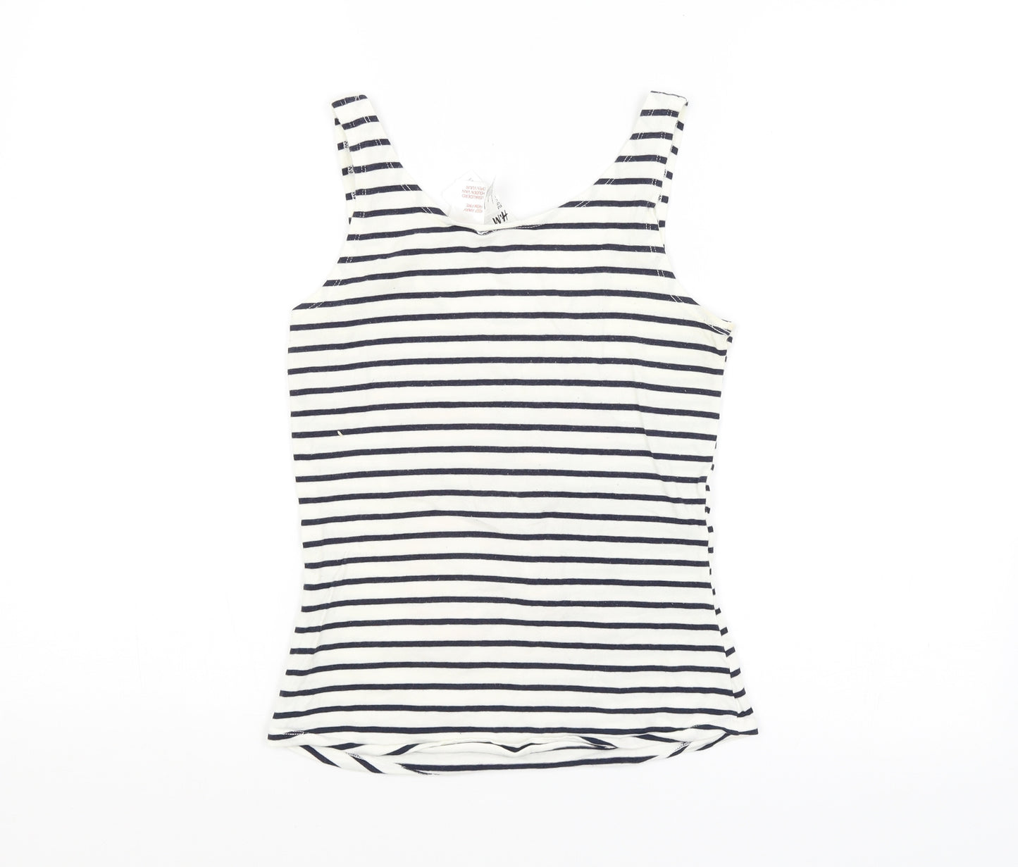 H&M Womens Multicoloured Striped  Basic Tank Size S