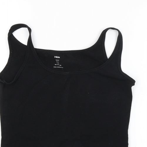 H&M Womens Black   Basic Tank Size S
