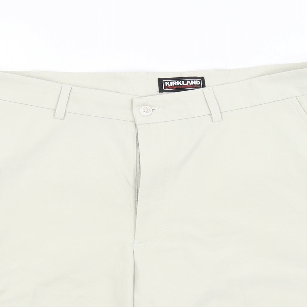 Kirkland Mens Beige   Cargo Shorts Size 34 in