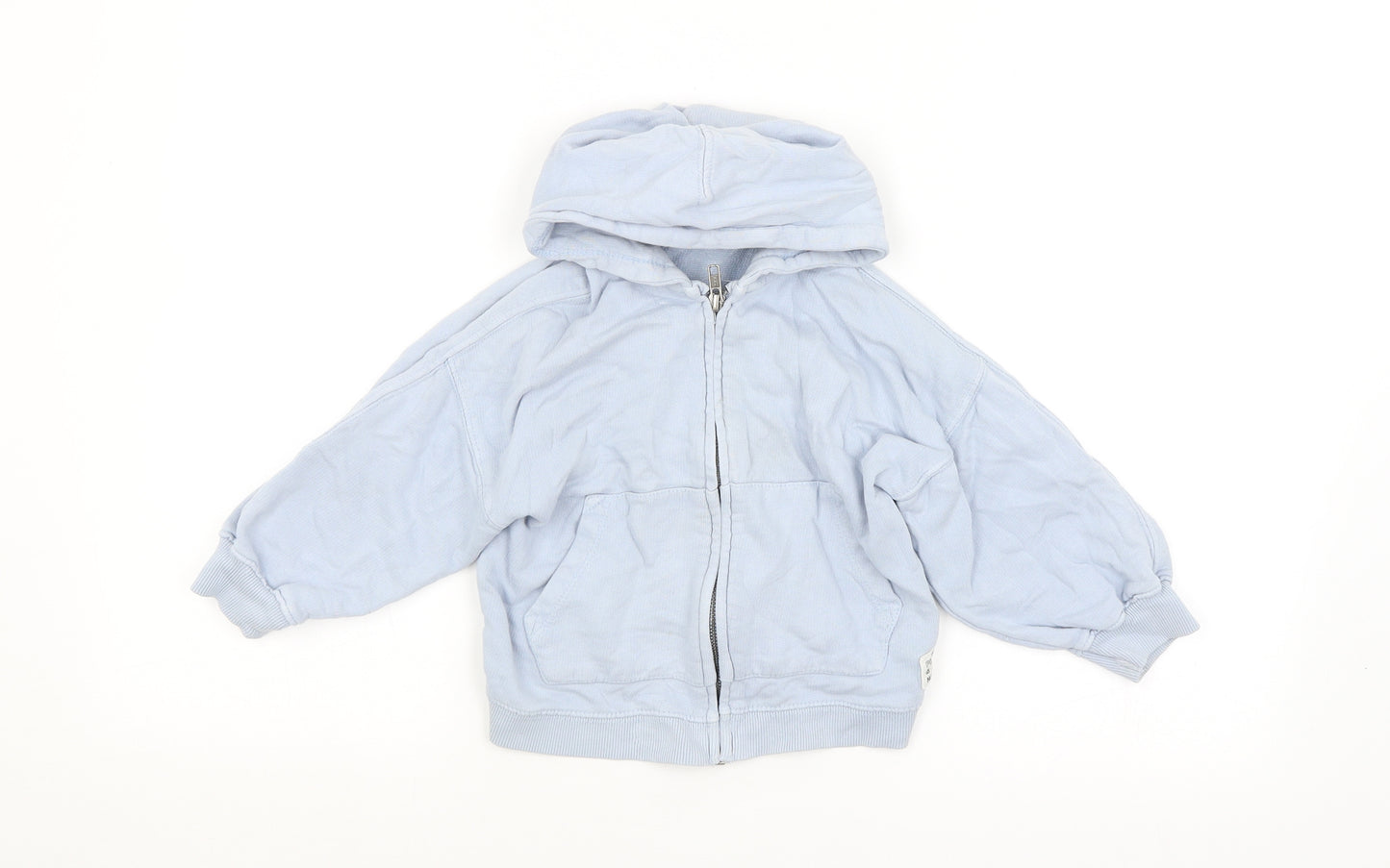 Zara Boys Blue   Full Zip Hoodie Size 2-3 Years