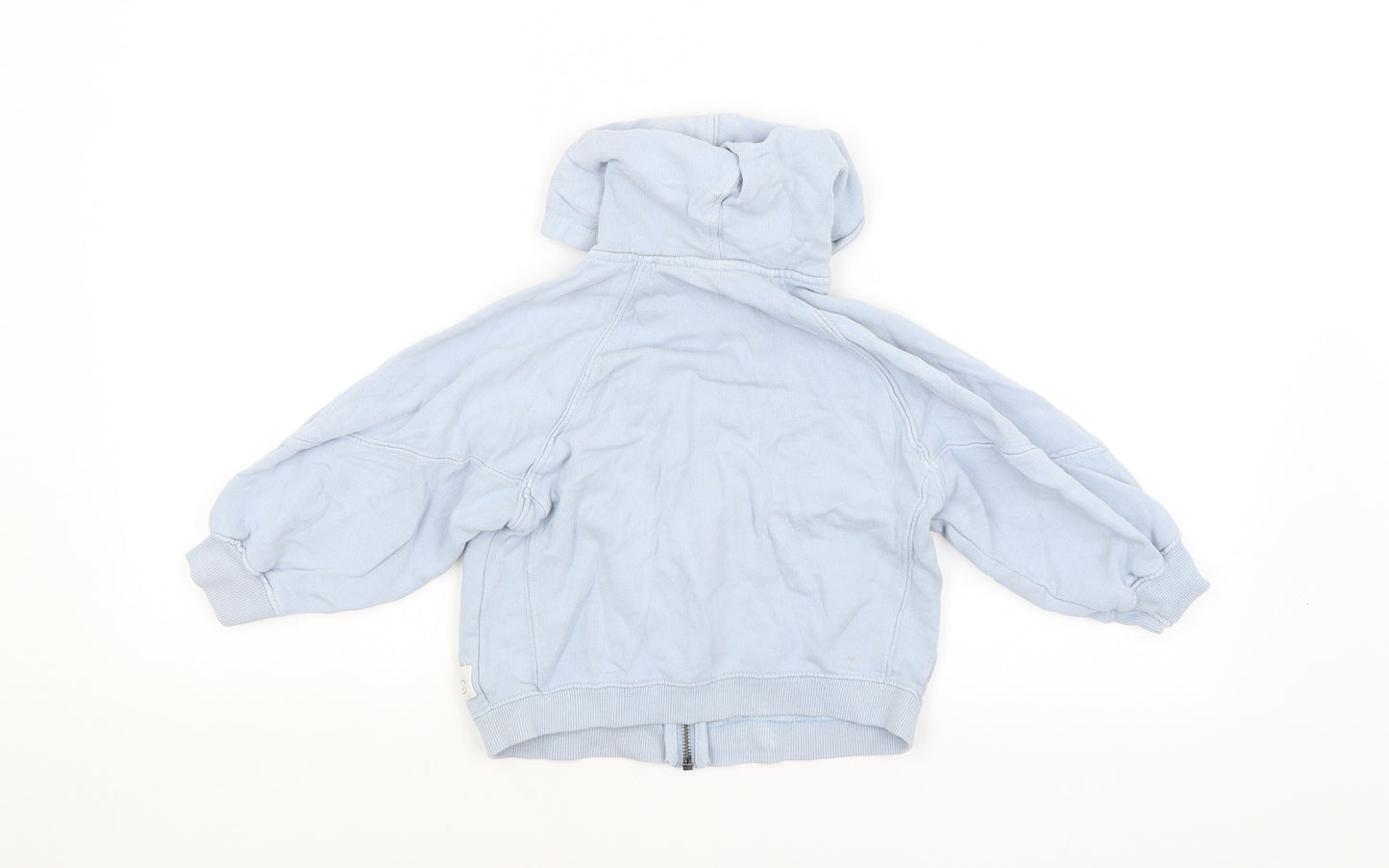 Zara Boys Blue   Full Zip Hoodie Size 2-3 Years