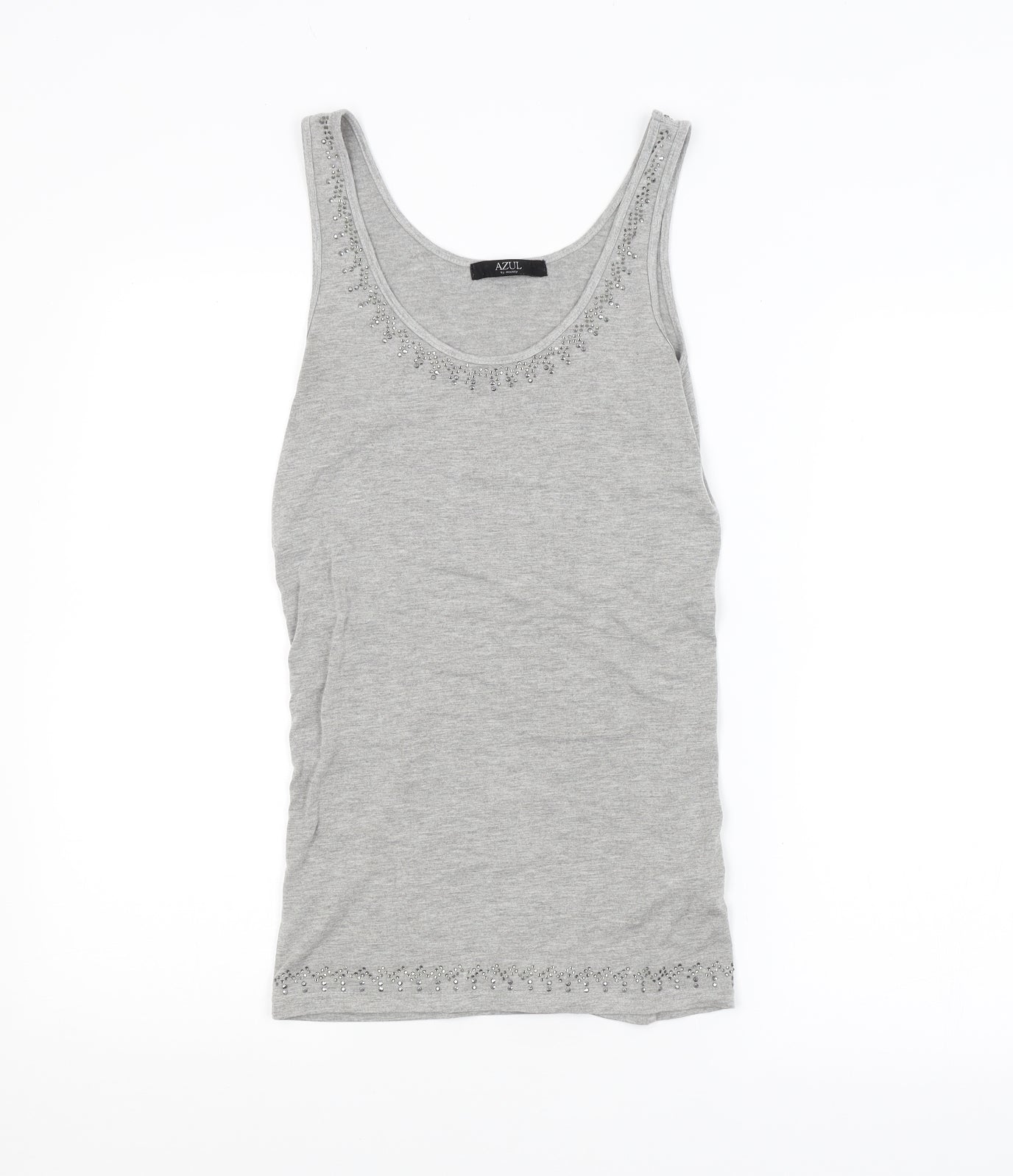 Azul Womens Grey   Basic Tank Size L