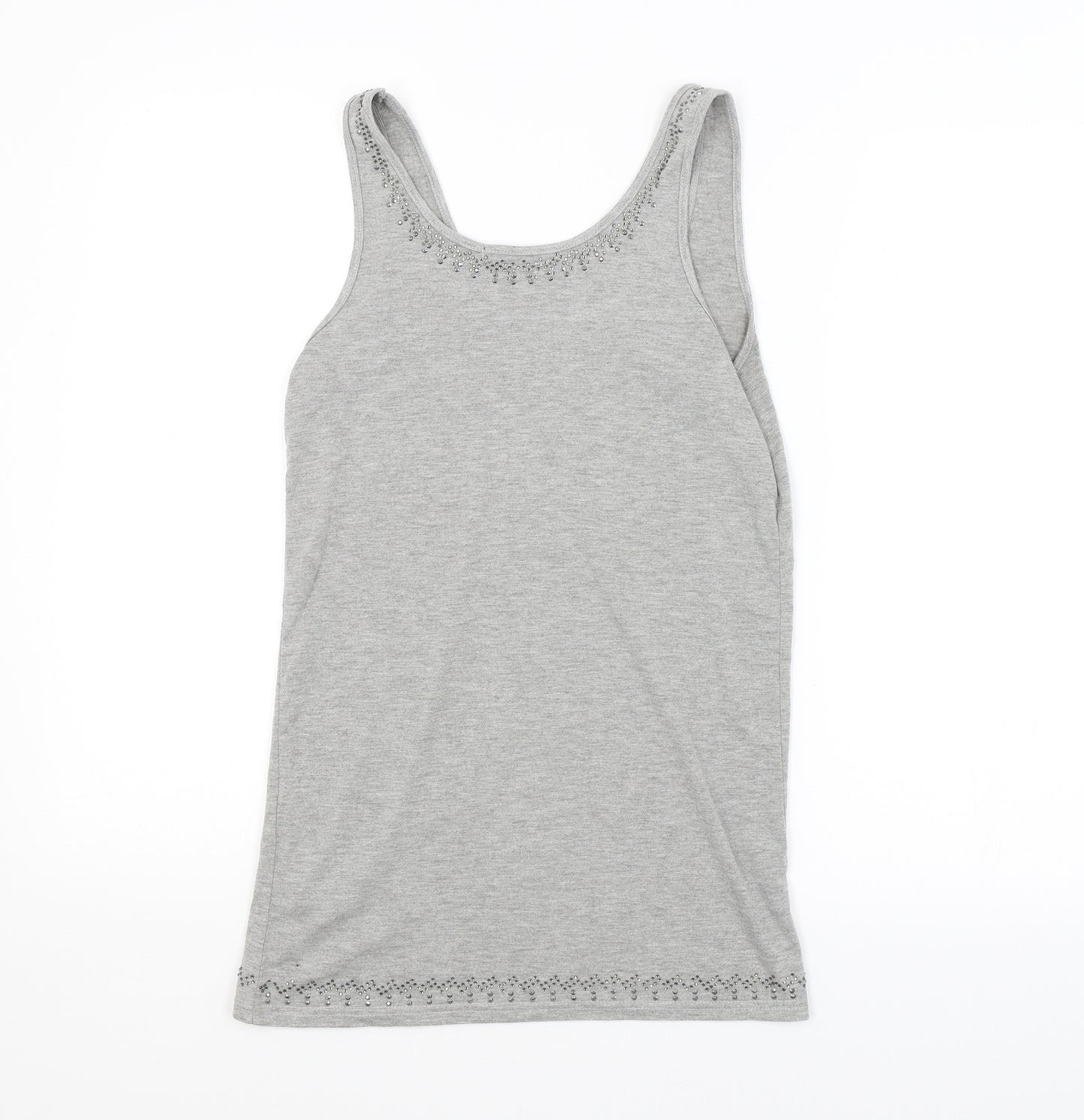 Azul Womens Grey   Basic Tank Size L