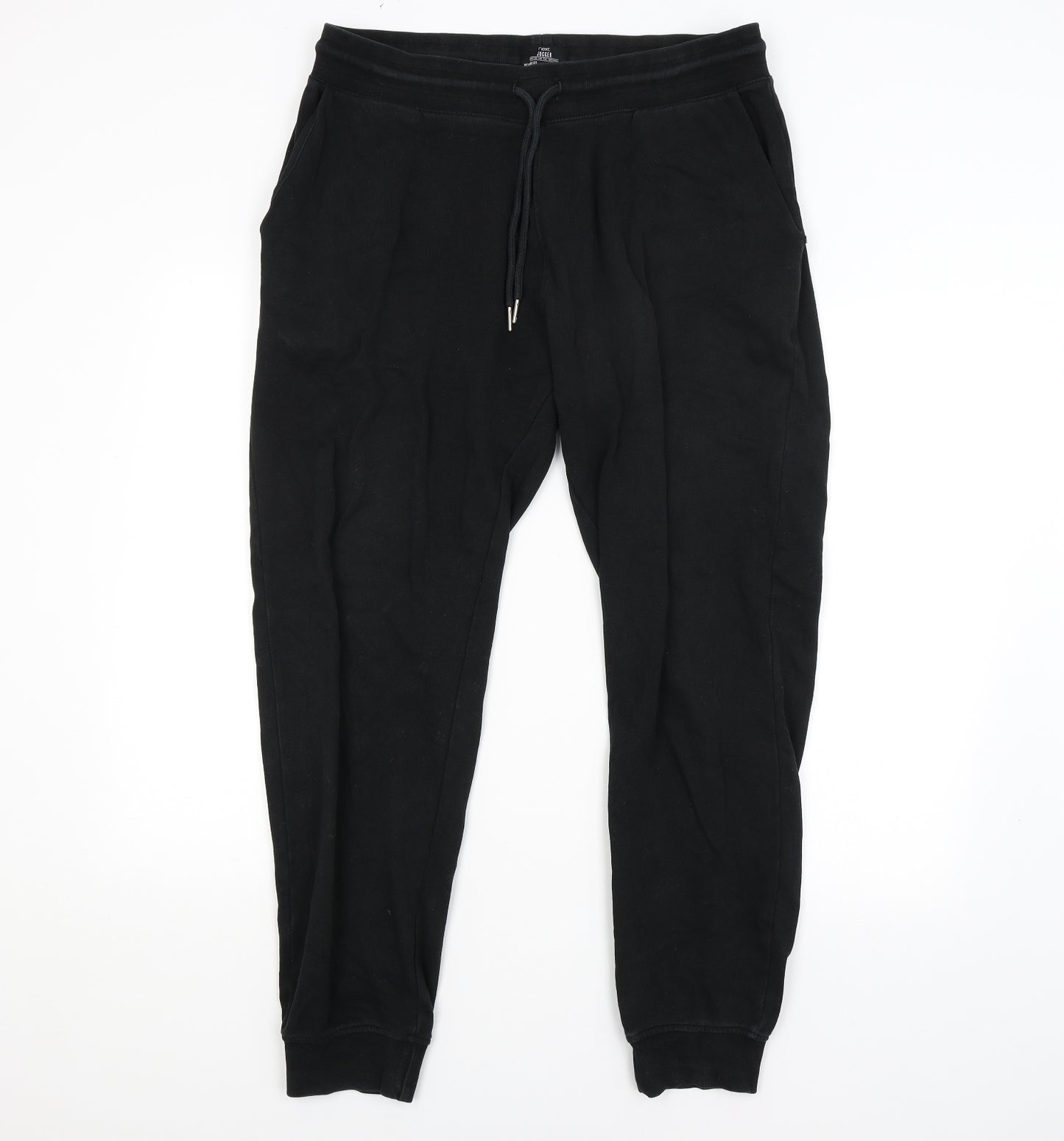 NEXT Mens Black   Jogger Trousers Size L L27 in
