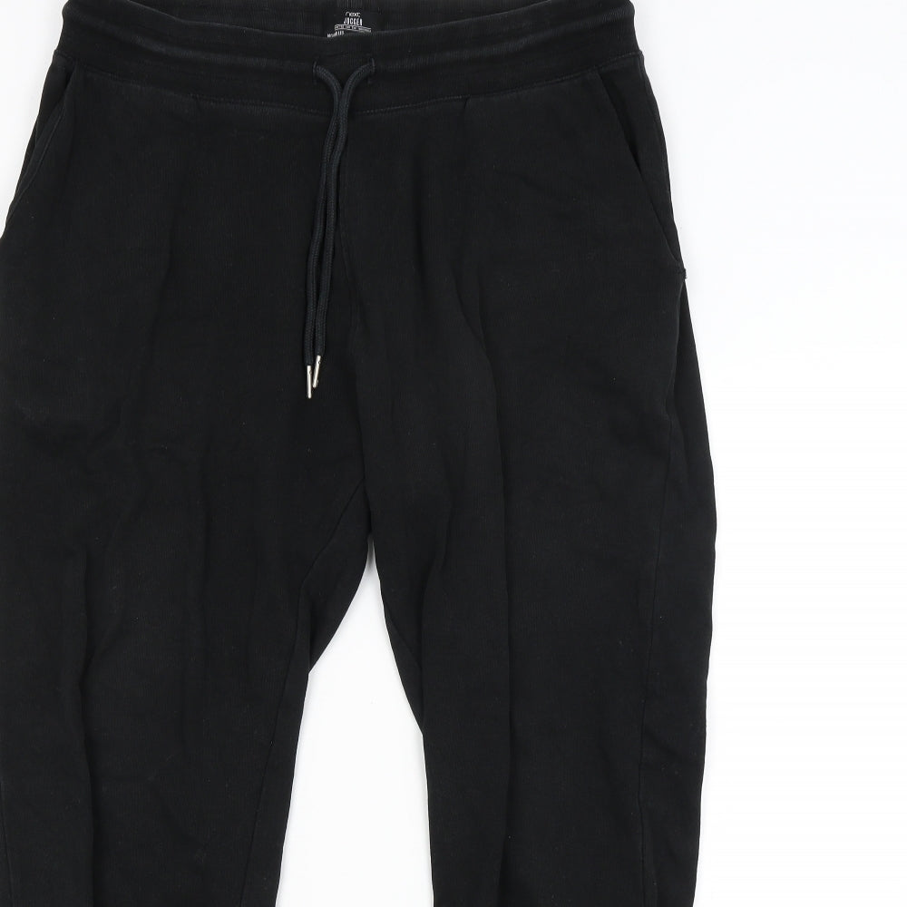 NEXT Mens Black   Jogger Trousers Size L L27 in