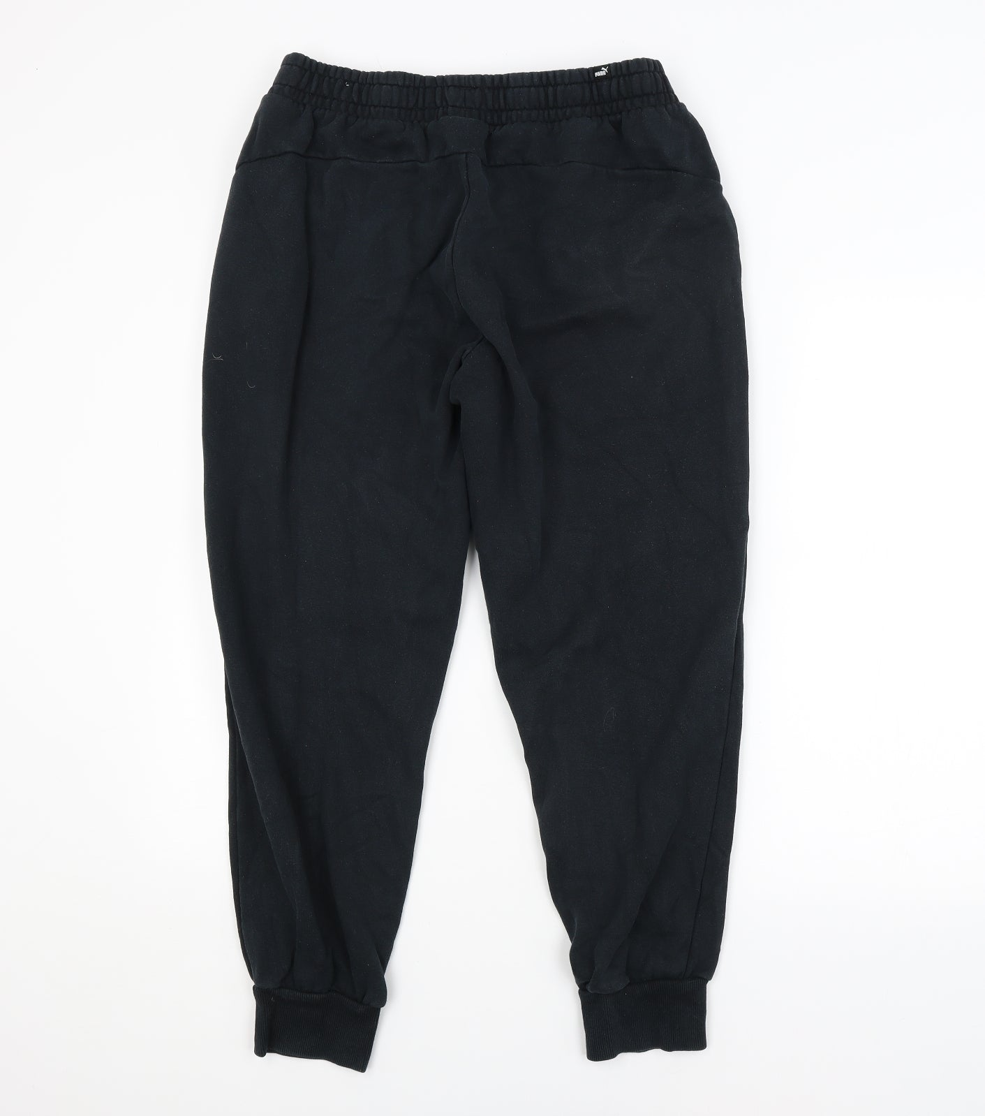 PUMA Mens Black   Sweatpants Trousers Size L L26 in