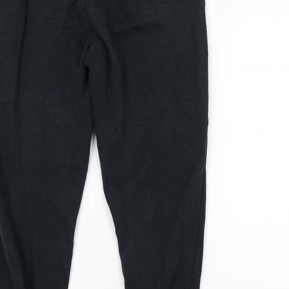 PUMA Mens Black   Sweatpants Trousers Size L L26 in