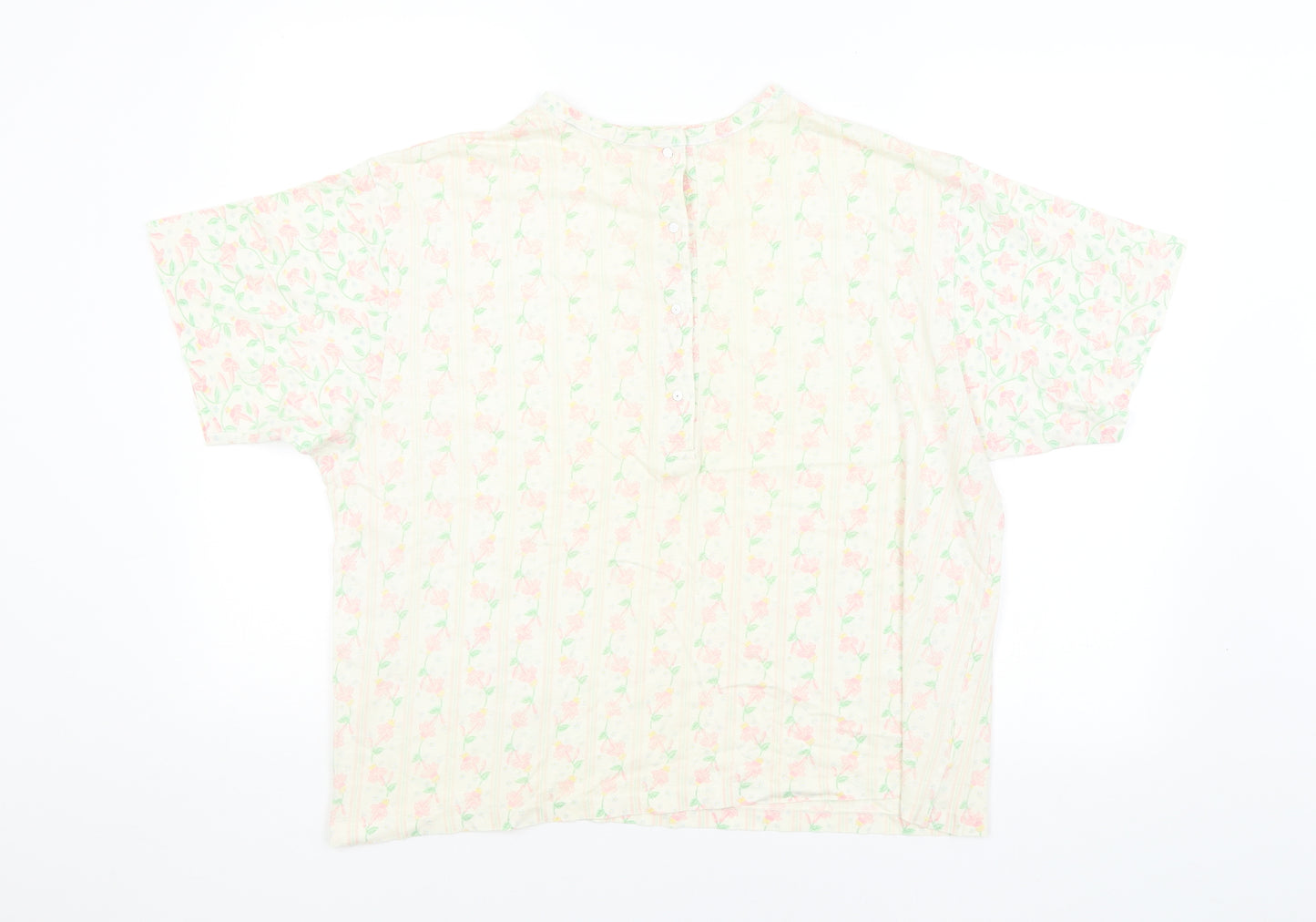 Preworn Womens Multicoloured Floral  Basic Blouse Size 10