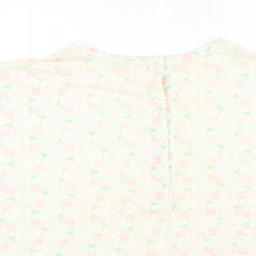 Preworn Womens Multicoloured Floral  Basic Blouse Size 10