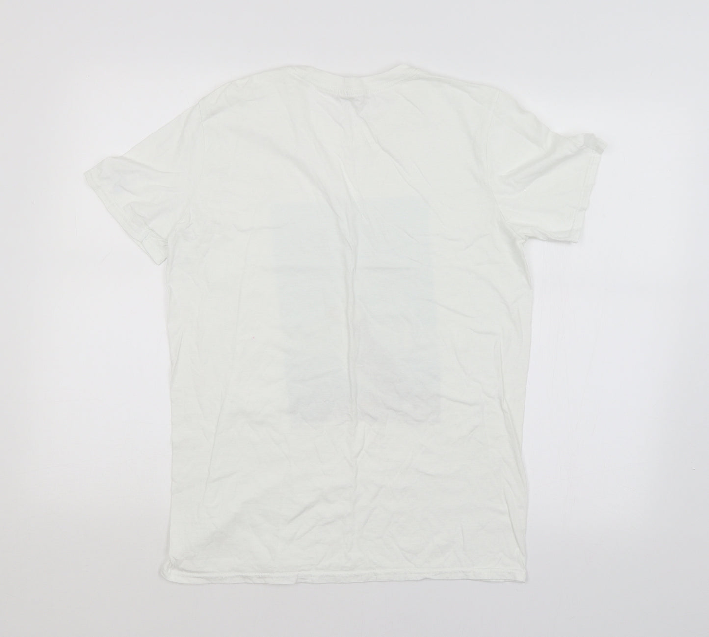Preworn Mens White    T-Shirt Size M