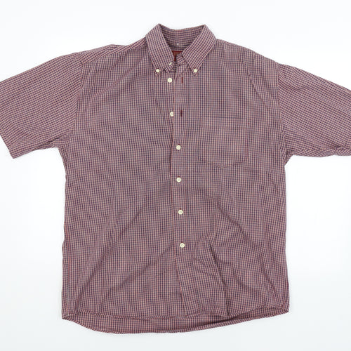 Burton Mens Multicoloured Check   Button-Up Size M