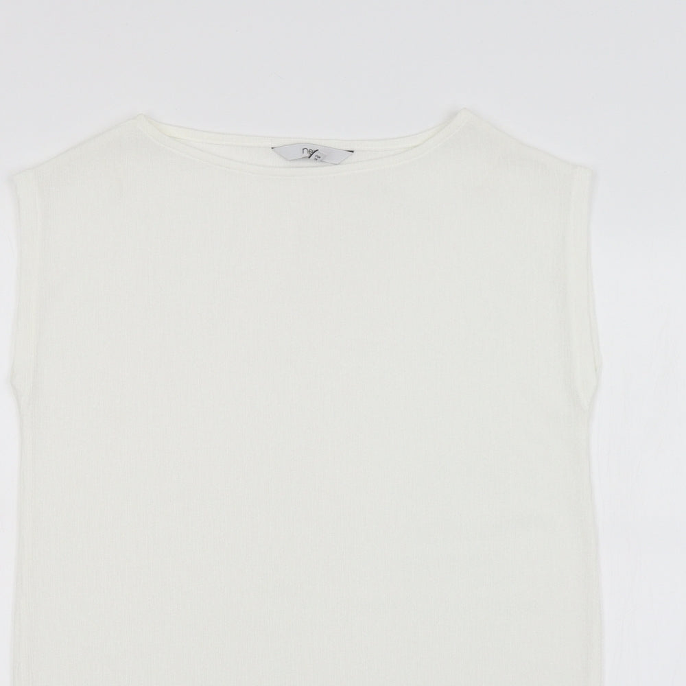 NEXT Womens White   Basic Blouse Size 8