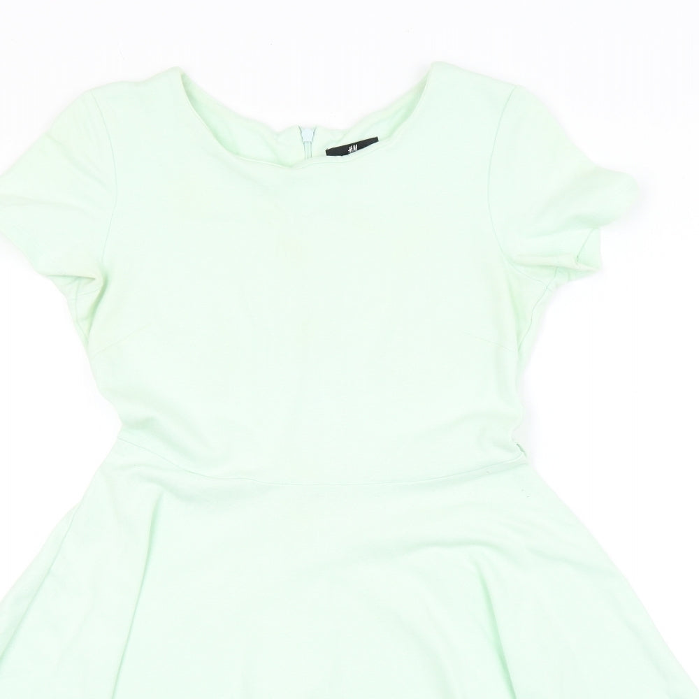 H&M Womens Green   A-Line  Size S