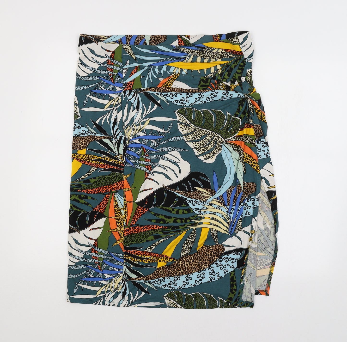 TU Womens Multicoloured Animal Print  Straight & Pencil Skirt Size 16