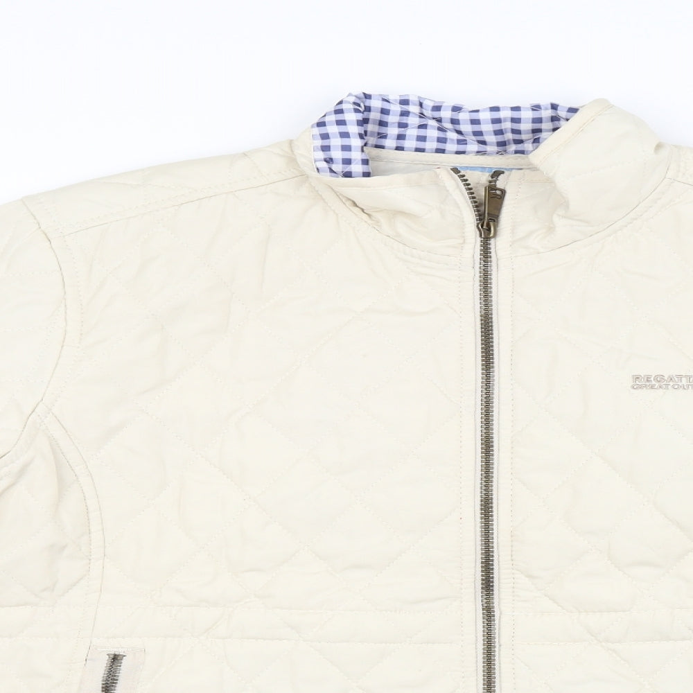 Regatta Womens Beige Argyle/Diamond  Jacket  Size 16