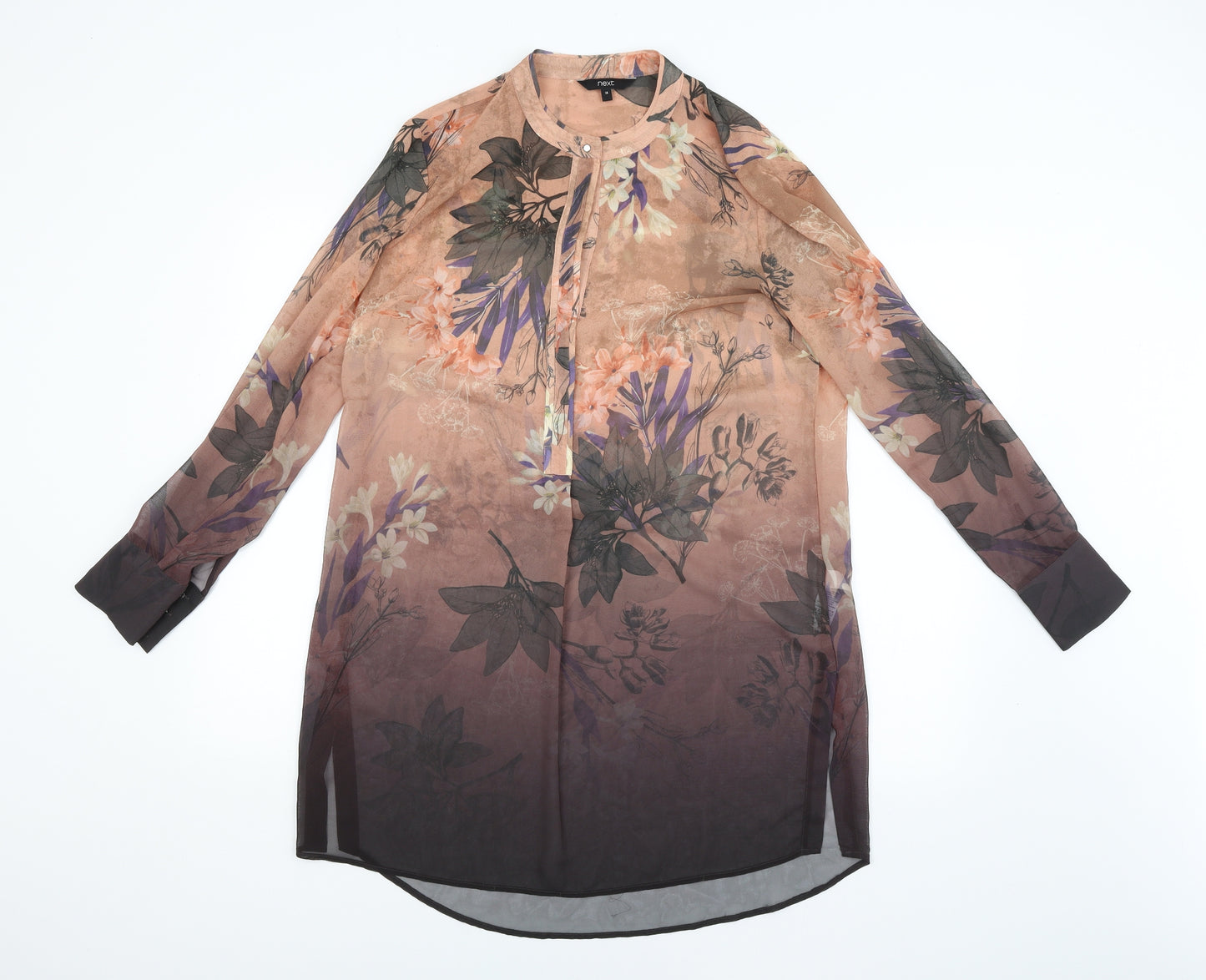 NEXT Womens Multicoloured Floral  Shirt Dress  Size 14