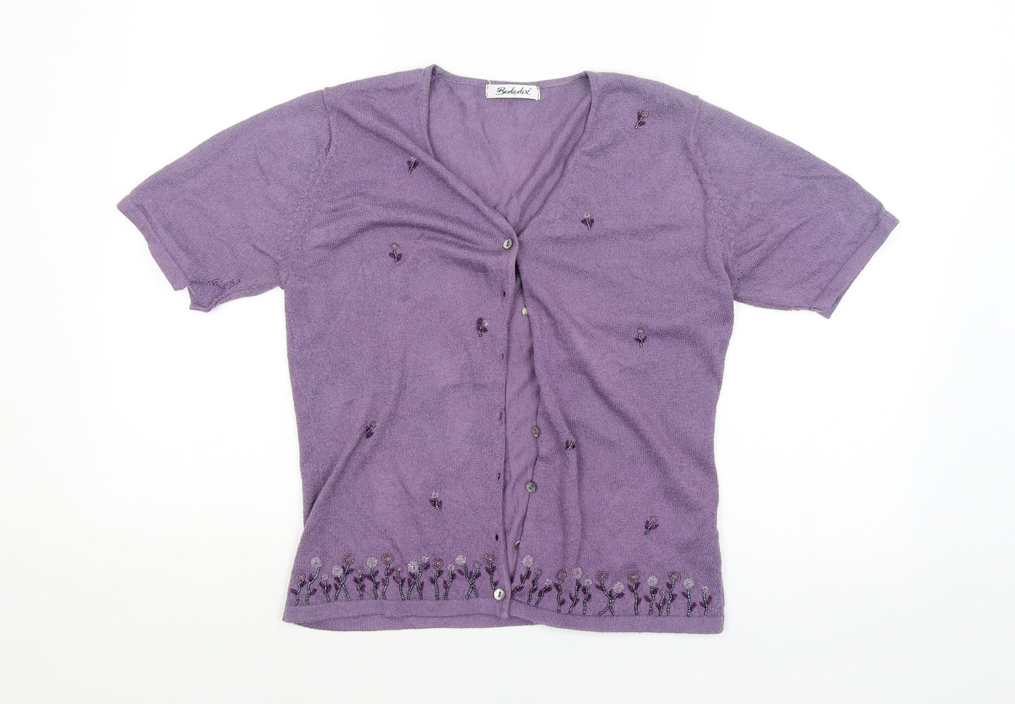 Berkertex Womens Purple   Cardigan Jumper Size 12