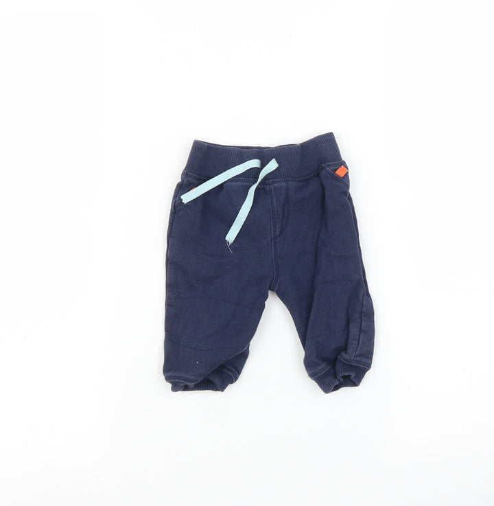 Marks and Spencer Baby Blue   Jogger Trousers Size 3-6 Months