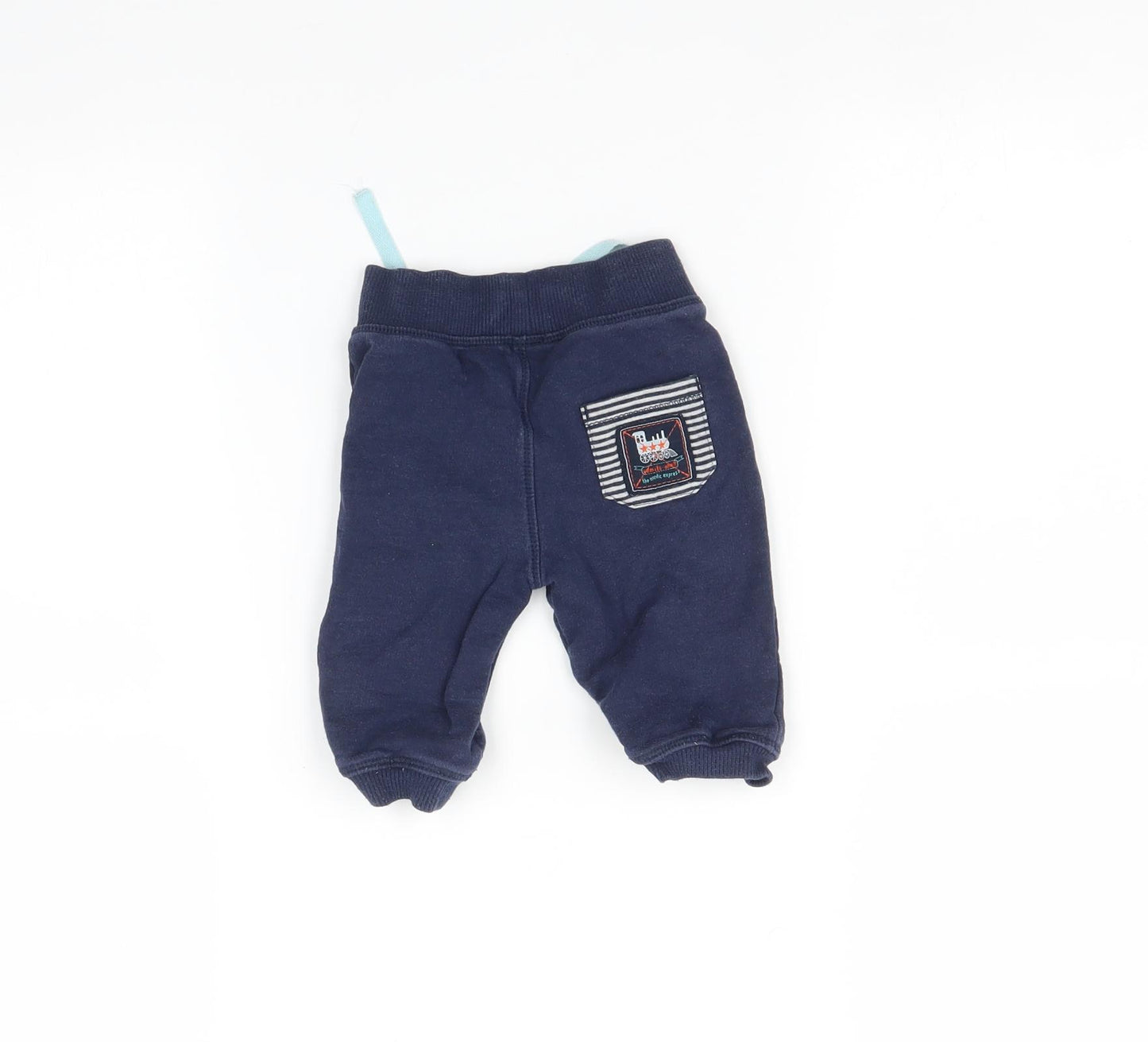 Marks and Spencer Baby Blue   Jogger Trousers Size 3-6 Months
