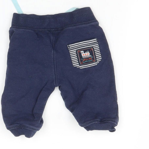 Marks and Spencer Baby Blue   Jogger Trousers Size 3-6 Months
