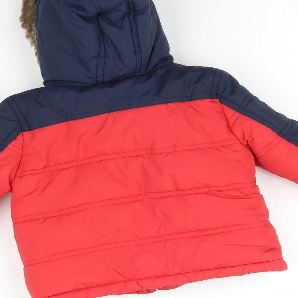 Mini Club Baby Multicoloured Striped   Coat Size 3-6 Months