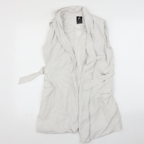 Primark Womens Grey   Gilet Jacket Size 8