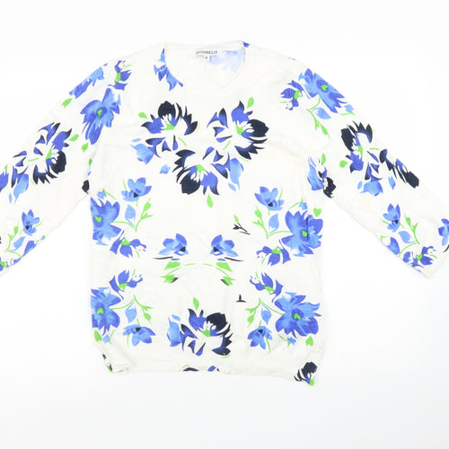 Annabelle Womens Multicoloured Floral  Basic T-Shirt Size M