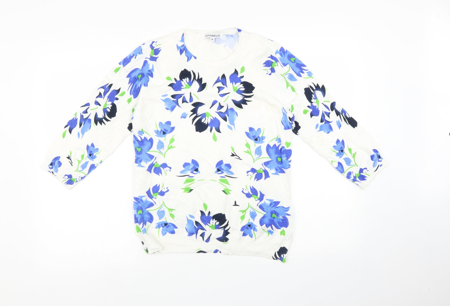 Annabelle Womens Multicoloured Floral  Basic T-Shirt Size M