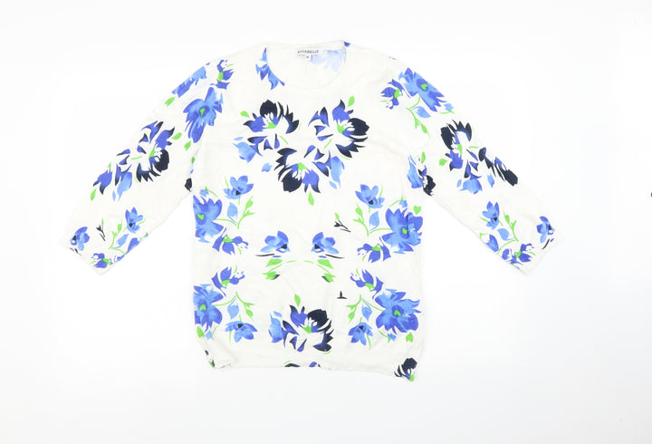 Annabelle Womens Multicoloured Floral  Basic T-Shirt Size M