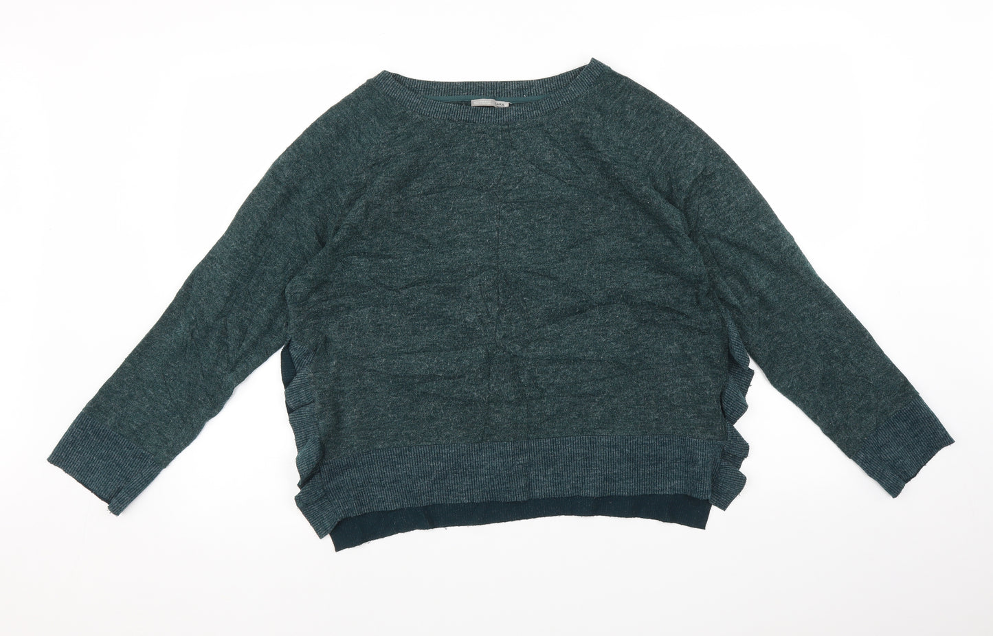 Zara Womens Green   Pullover Jumper Size M