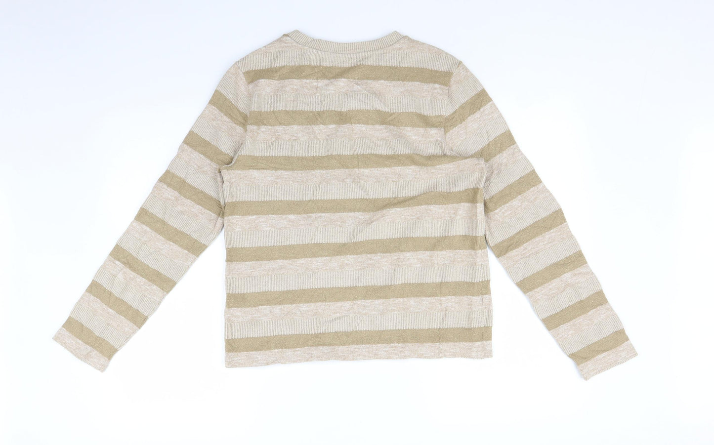 Marks and Spencer Womens Multicoloured Striped  Pullover Jumper Size 14