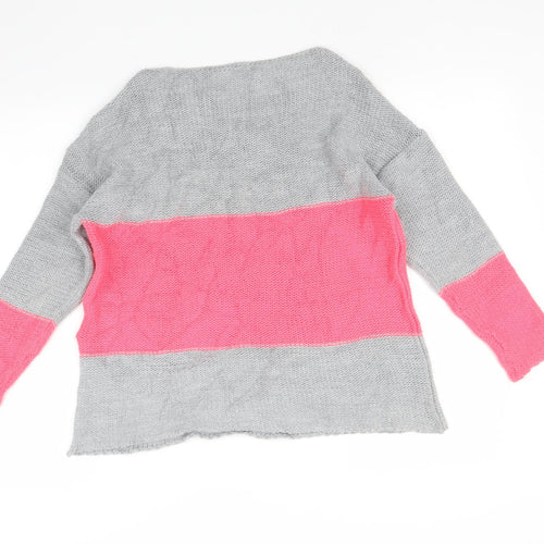 ASOS Womens Multicoloured Striped  Pullover Jumper Size 4