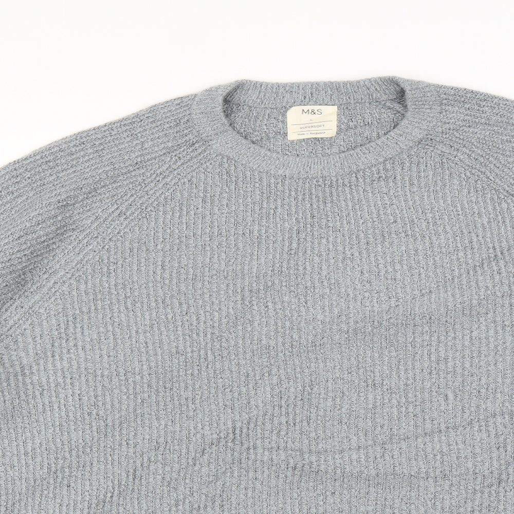 Marks and Spencer Mens Grey   Pullover Jumper Size XL
