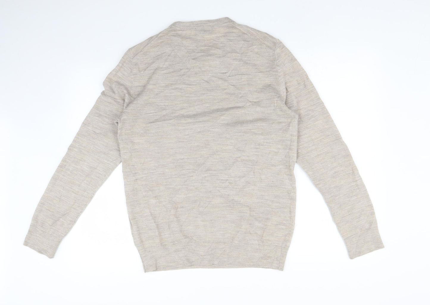 H&M Mens Beige   Pullover Jumper Size M