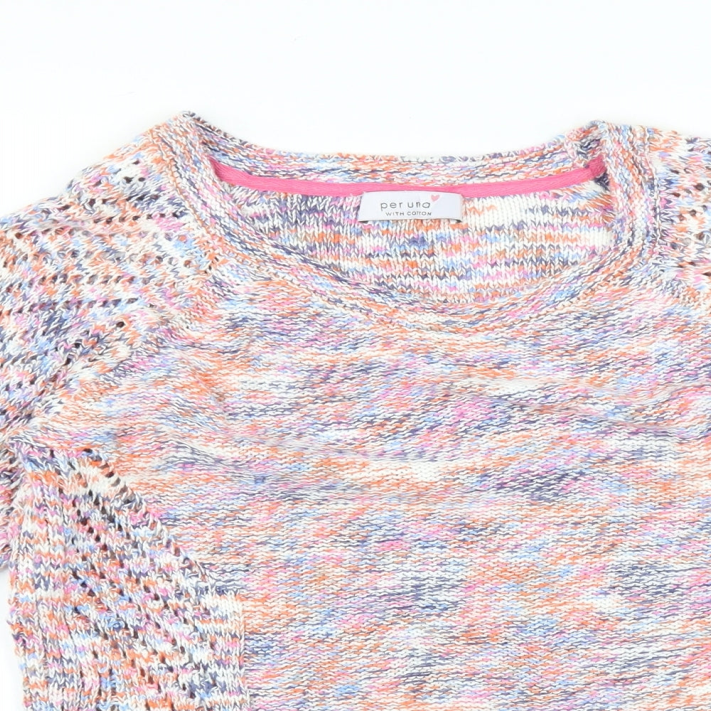 Marks and Spencer Womens Multicoloured   Pullover Jumper Size 10