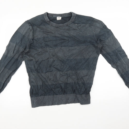 Gap Mens Multicoloured Striped  Pullover Jumper Size M
