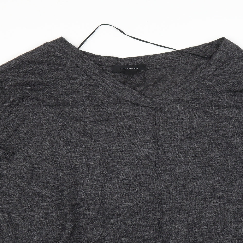 Atmosphere Womens Black   Basic T-Shirt Size 10