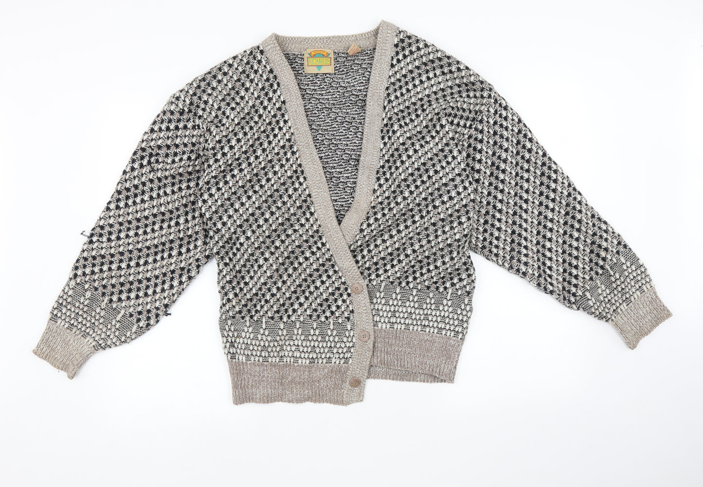 Richards Mens Brown   Cardigan Jumper Size M