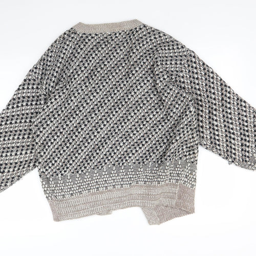 Richards Mens Brown   Cardigan Jumper Size M