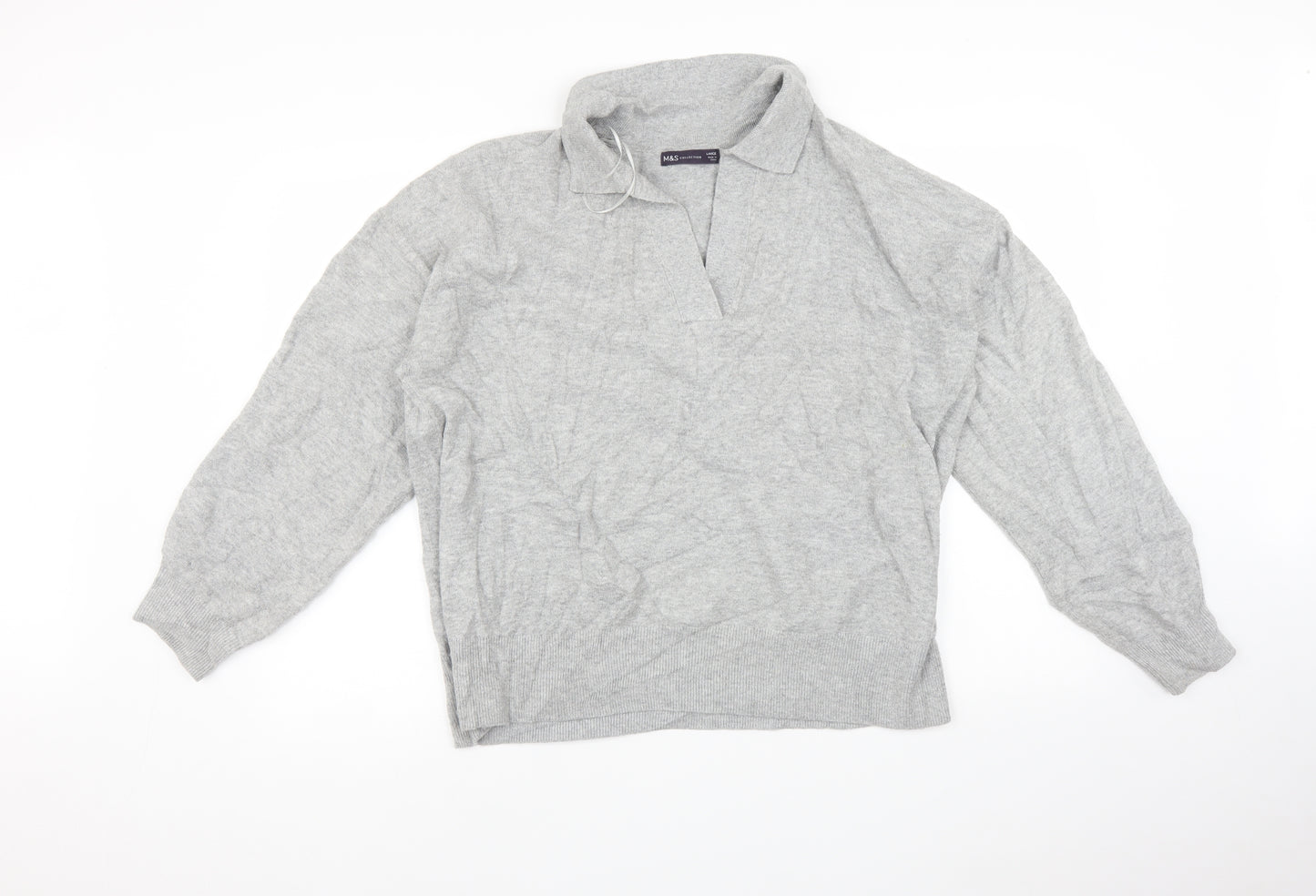 Marks and Spencer Mens Grey   Pullover Jumper Size L