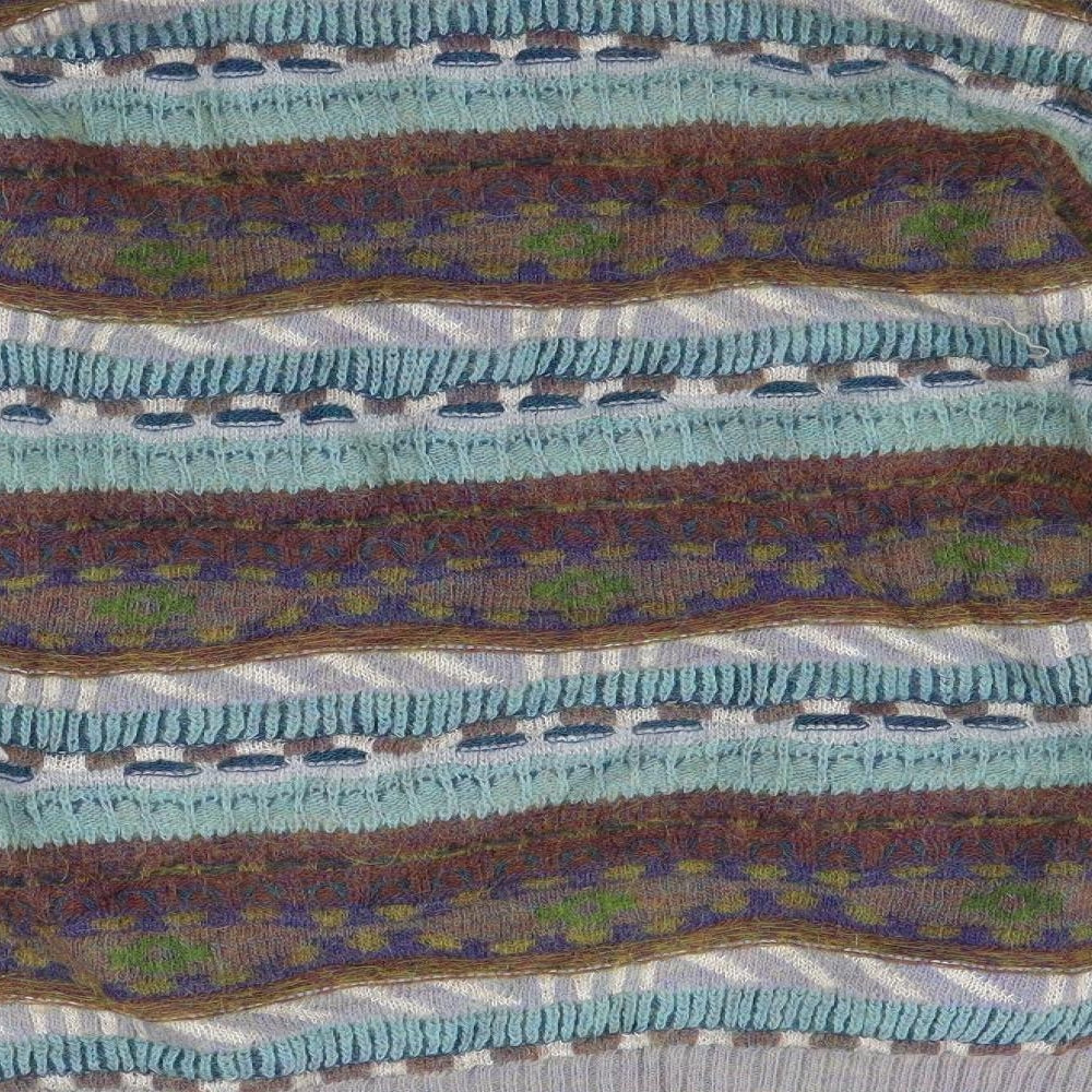 Tom Hanbury Mens Multicoloured Argyle/Diamond  Pullover Jumper Size L