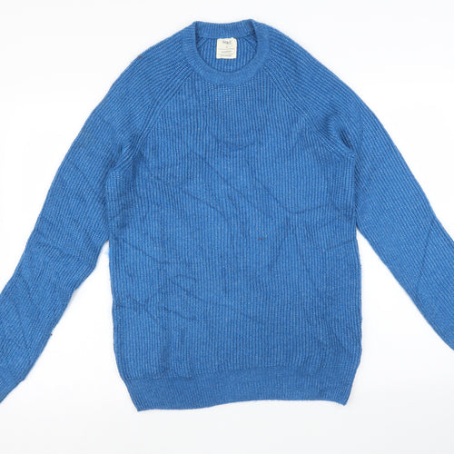 Marks and Spencer Mens Blue   Pullover Jumper Size S