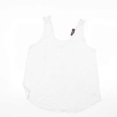 Nxte Womens Ivory   Camisole T-Shirt Size 20
