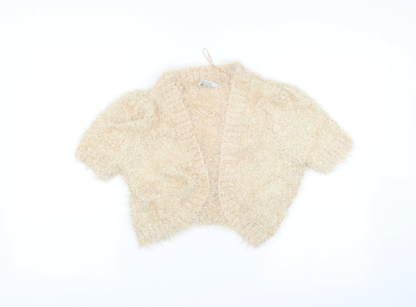 Peacocks Womens Beige   Cardigan Jumper Size M