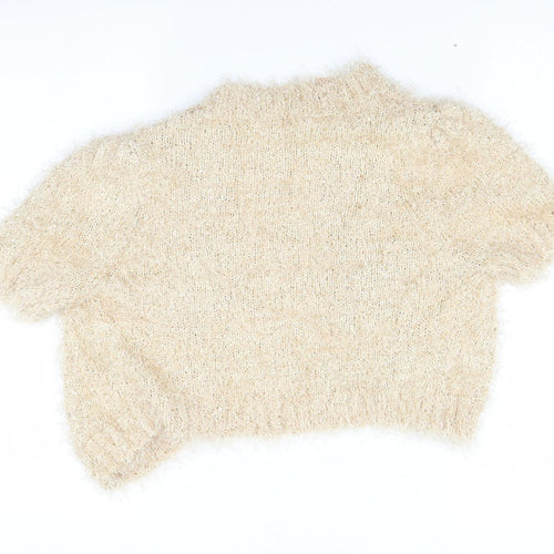 Peacocks Womens Beige   Cardigan Jumper Size M
